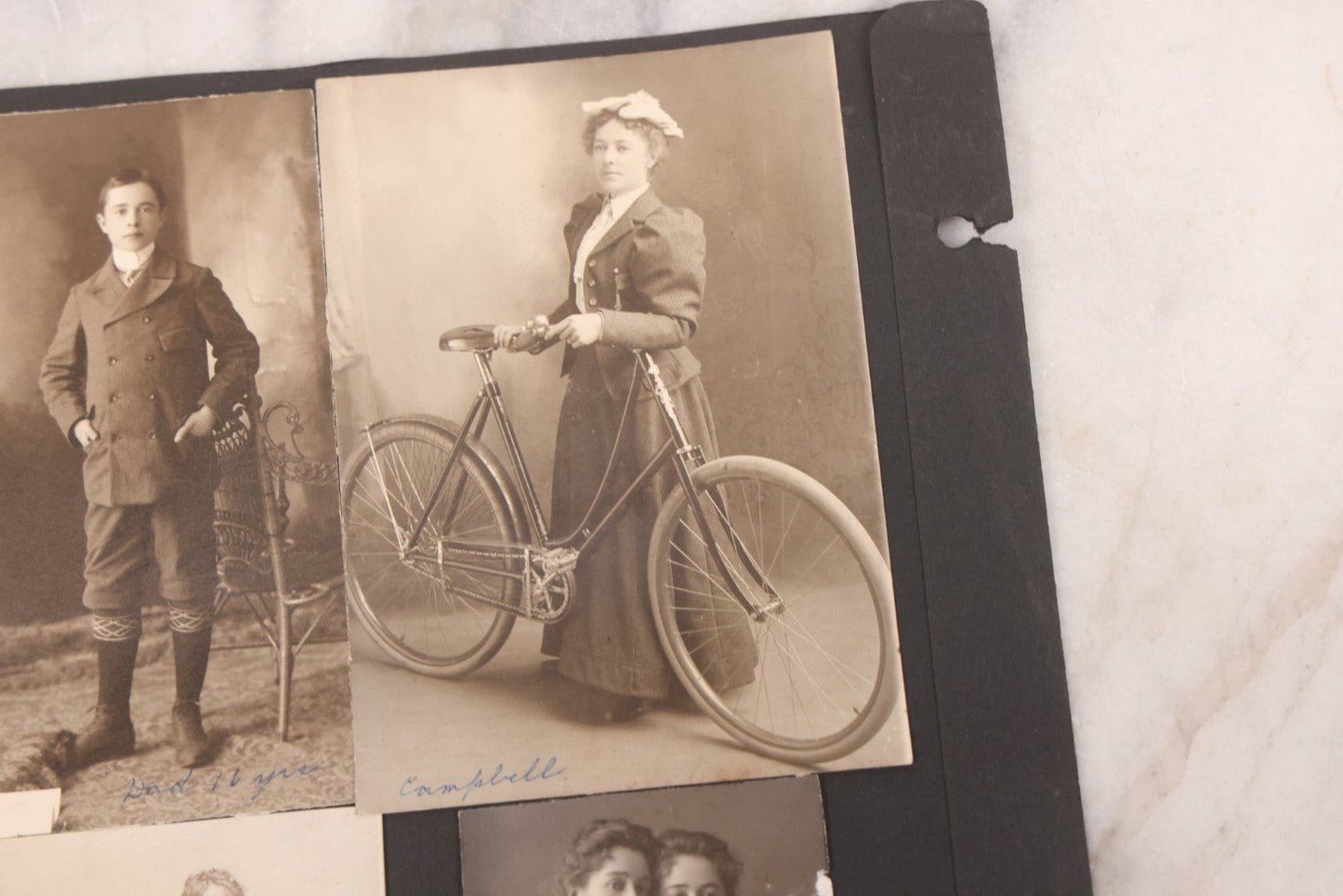 Lot 021 - Antique Snapshot Photo Album Containing 250+ Photographs Including Many Photos Of British Columbia, Railroad Accident, Bears And Bear Hunting, Animals, Cars, And Children, Circa 1905-1920, Note Pages Loose, No Covers