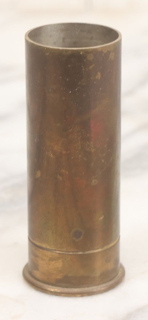 Lot 036 - Vintage Novelty Brass "Big Shot" Shotgun Shell 2 Oz Shot Glass, Made In Italy, 3-3/8" Height