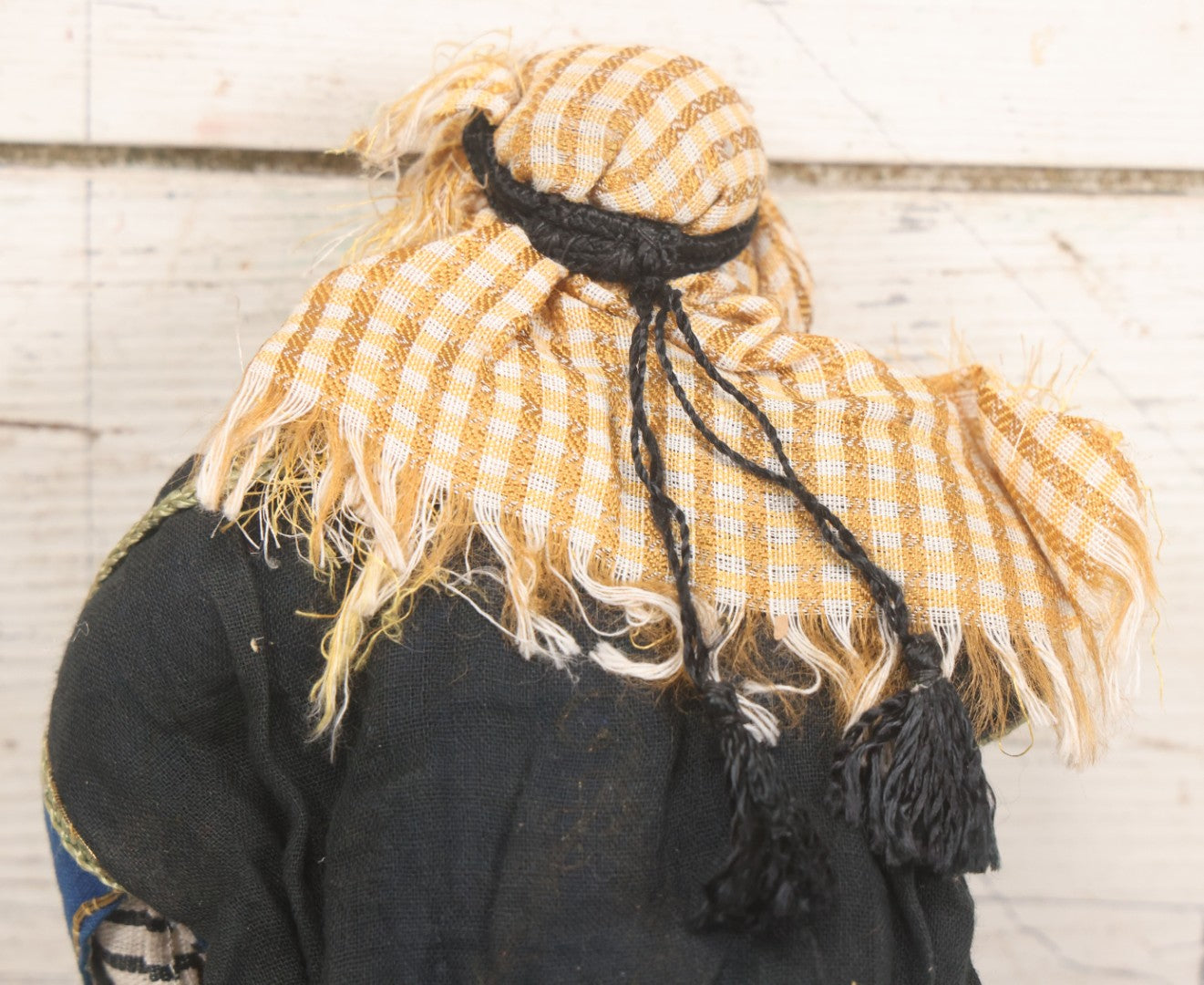 Lot 046 - Vintage Hand Made Doll Of Arab Man, Tag Identifies As From Baghdad, Iraq, From The Collection Of Mrs. H. Shailer Dow, 10-1/4"