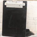 Lot 048 - Vintage "Pilot's Pal" Metal Clipboard With Ergonomic Design And Thigh Strap For Pilot Use, Made In Manitowoc, Wisconsin
