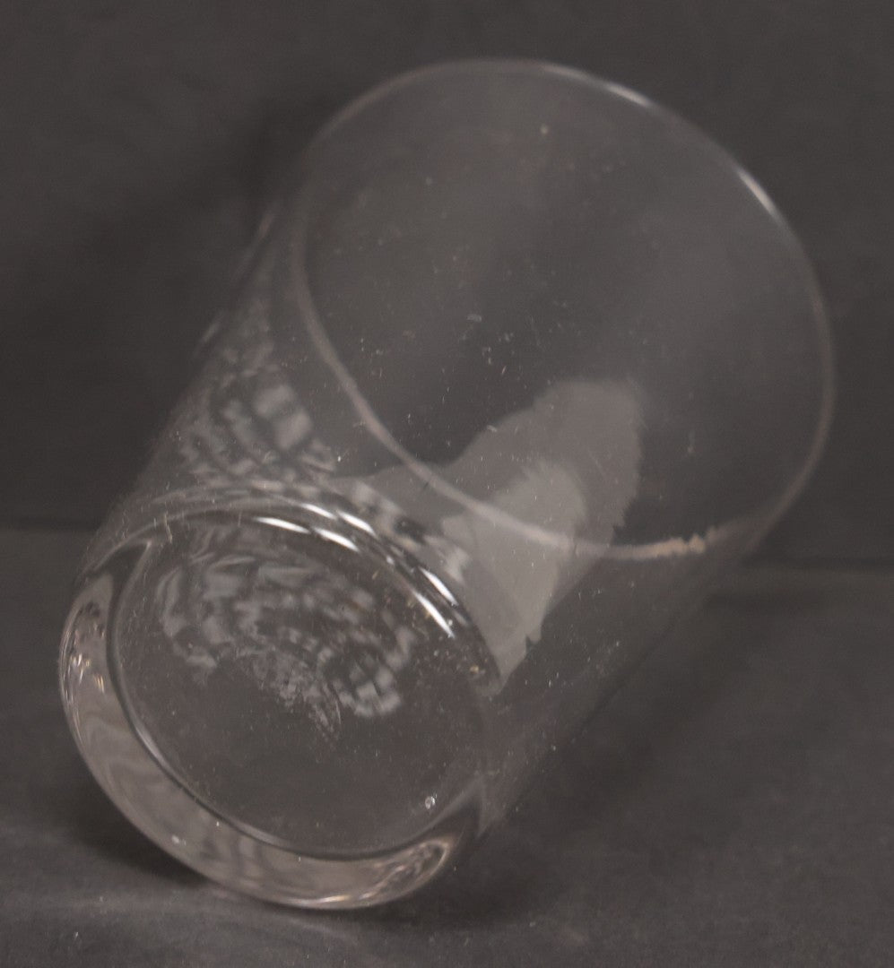 Lot 056 - Pair Of Vintage Glass Shot Glasses Advertising F.H. Sweet, Dealer In Wines & Liquors, Pennacook, New Hampshire