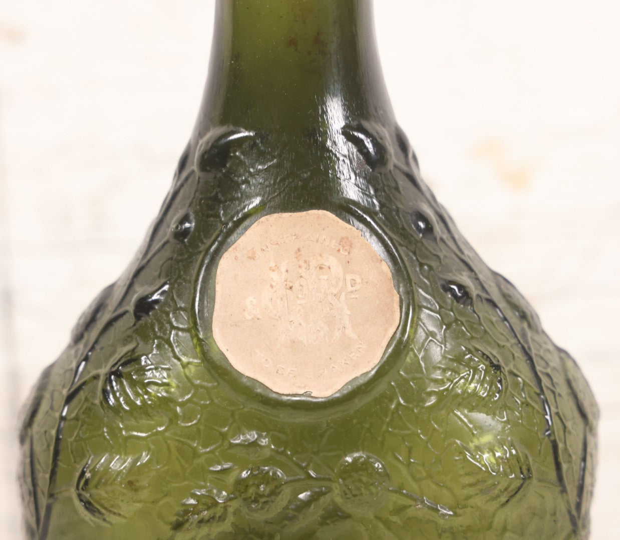 Lot 062 - Vintage Zetril Lime Fruit Syrup Green Glass Bottle With Original Paper Label, L. Rose & Co., Ltd., Lime And Fruit Growers, London And At Dominica B.W.I. (British West Indies), Bottled In London, 9-1/2" Height