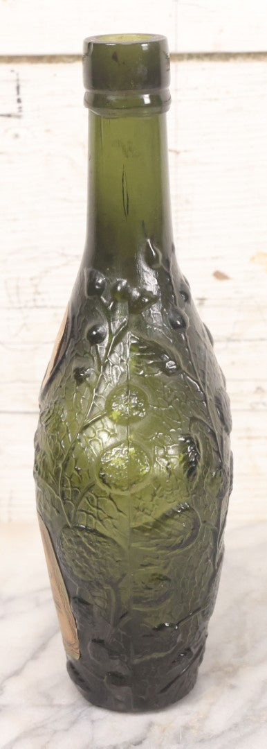 Lot 062 - Vintage Zetril Lime Fruit Syrup Green Glass Bottle With Original Paper Label, L. Rose & Co., Ltd., Lime And Fruit Growers, London And At Dominica B.W.I. (British West Indies), Bottled In London, 9-1/2" Height