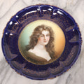 Lot 073 - Antique Bavarian Porcelain Portrait Plate Featuring A Beautiful Woman, Marked “R.C. Claire Bavaria” With Rosenthal-Style Crossed Scepters Hallmark, Circa 1900, 8-1/2" Diameter