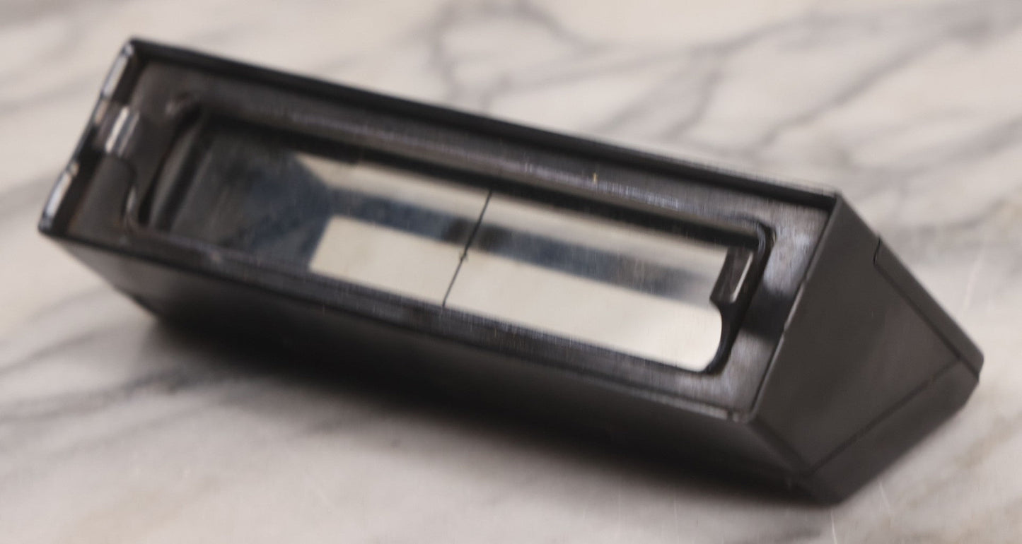 Lot 096 - Vintage Periscope Tool With Paper Label, Black Finish, Working Condition, Mirror And Glasses Undamaged, Appears To Fit Into Larger Stand