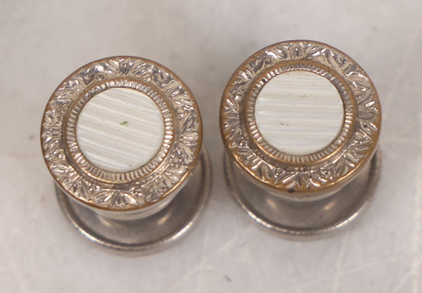 Lot 098 - Vintage Mixed Mens Cufflink Grouping With Seven Matched Pairs Including Micro Mosaic Pair, Two Pairs With Turquoise, And Others