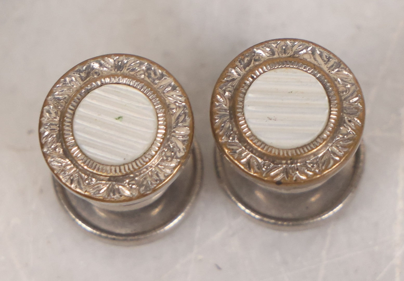 Lot 098 - Vintage Mixed Mens Cufflink Grouping With Seven Matched Pairs Including Micro Mosaic Pair, Two Pairs With Turquoise, And Others