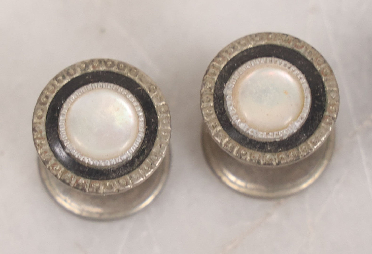 Lot 098 - Vintage Mixed Mens Cufflink Grouping With Seven Matched Pairs Including Micro Mosaic Pair, Two Pairs With Turquoise, And Others