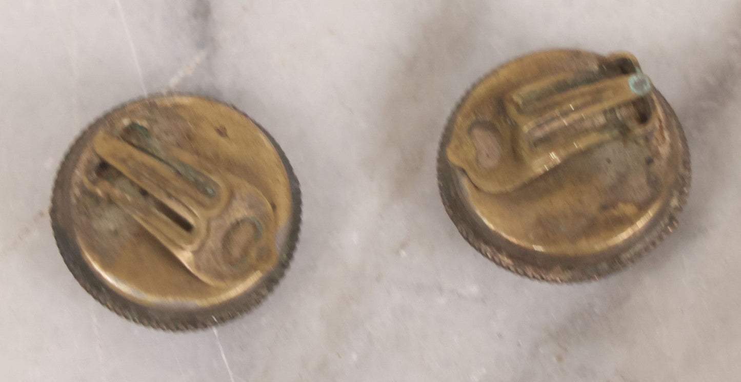 Lot 098 - Vintage Mixed Mens Cufflink Grouping With Seven Matched Pairs Including Micro Mosaic Pair, Two Pairs With Turquoise, And Others