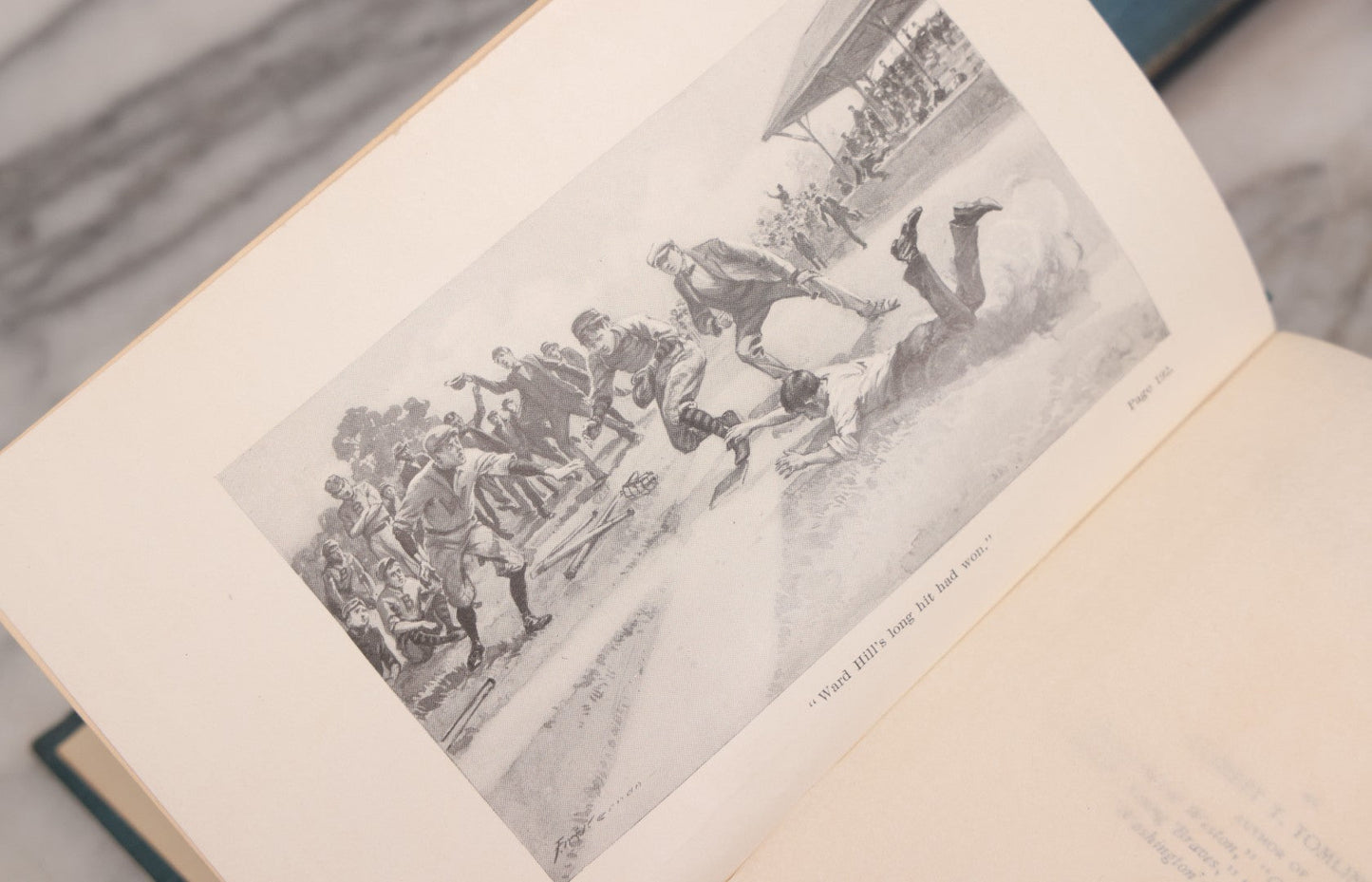 Lot 104 - Pair Of Antique Books With Spider Web Cover Designs, "Ward Hill The Senior" And "Ward Hill At Weston" Novels By Everett T. Tomlinson, A.J. Rowland, Publisher, Philadelphia, 1890s