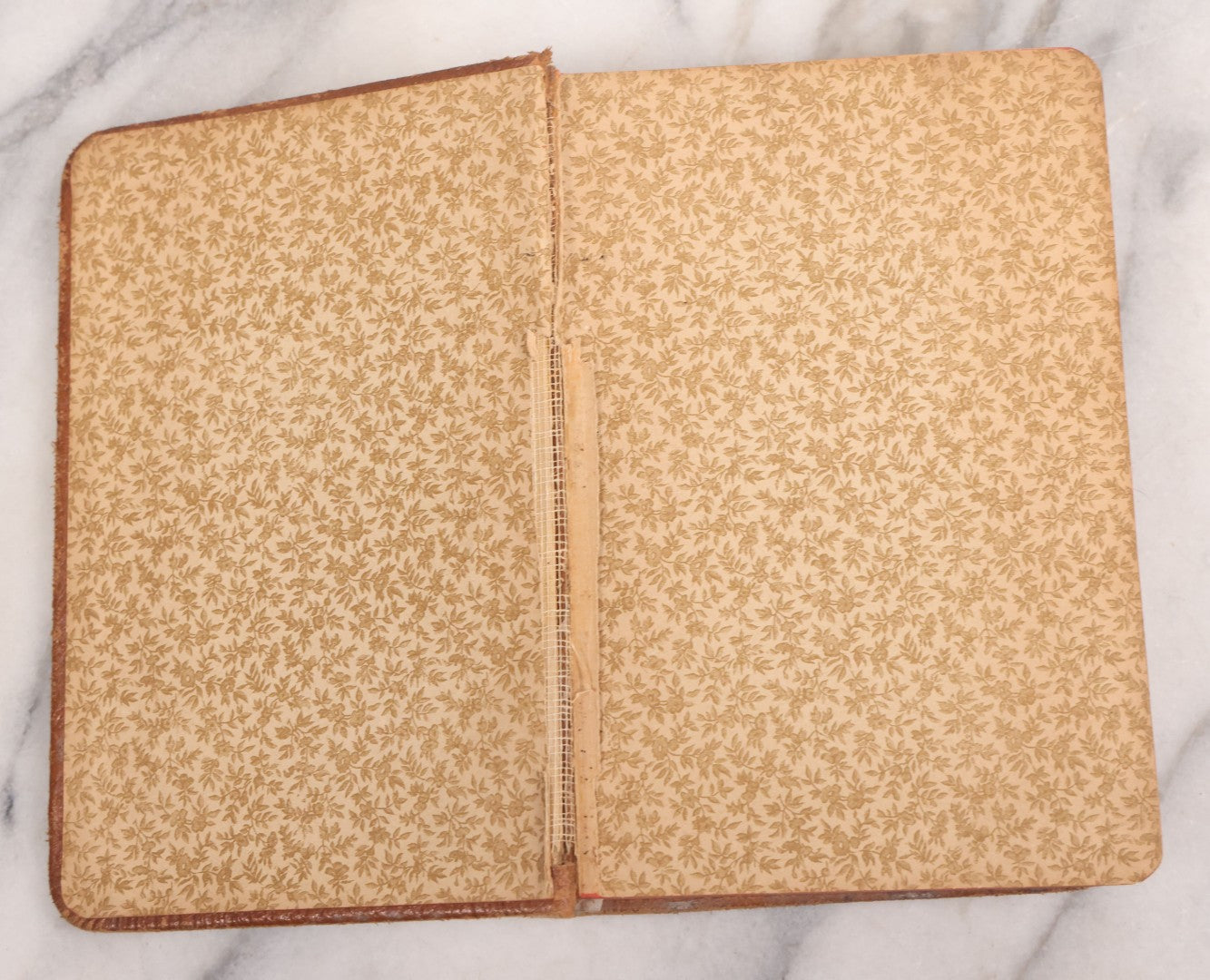 Lot 108 - Whittier's Poems Antique Poetry Book With Leather Cover, Gold Embossed Lettering And Embossed Flower Design On Covers And Spine, With Engraved Portrait Of Whittier Frontispiece, Red And Gold Fore Edge, Hurst And Company, Publishers, New York