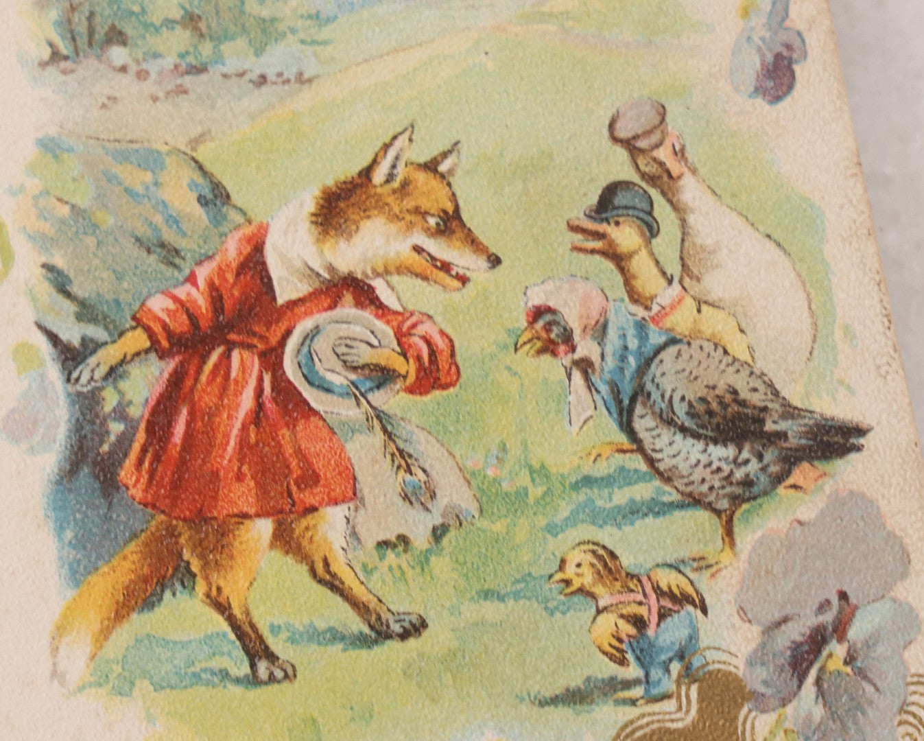 Lot 112 - "Chicken Little" Antique Children's Book From The Altemus' Banbury Cross Series With 47 Illustrations, With "The Story Of Whittington And His Cat," Gold Embossed And Illustrated Front Cover, Henry Altemus Company, Publishers, Philadelphia, 1904