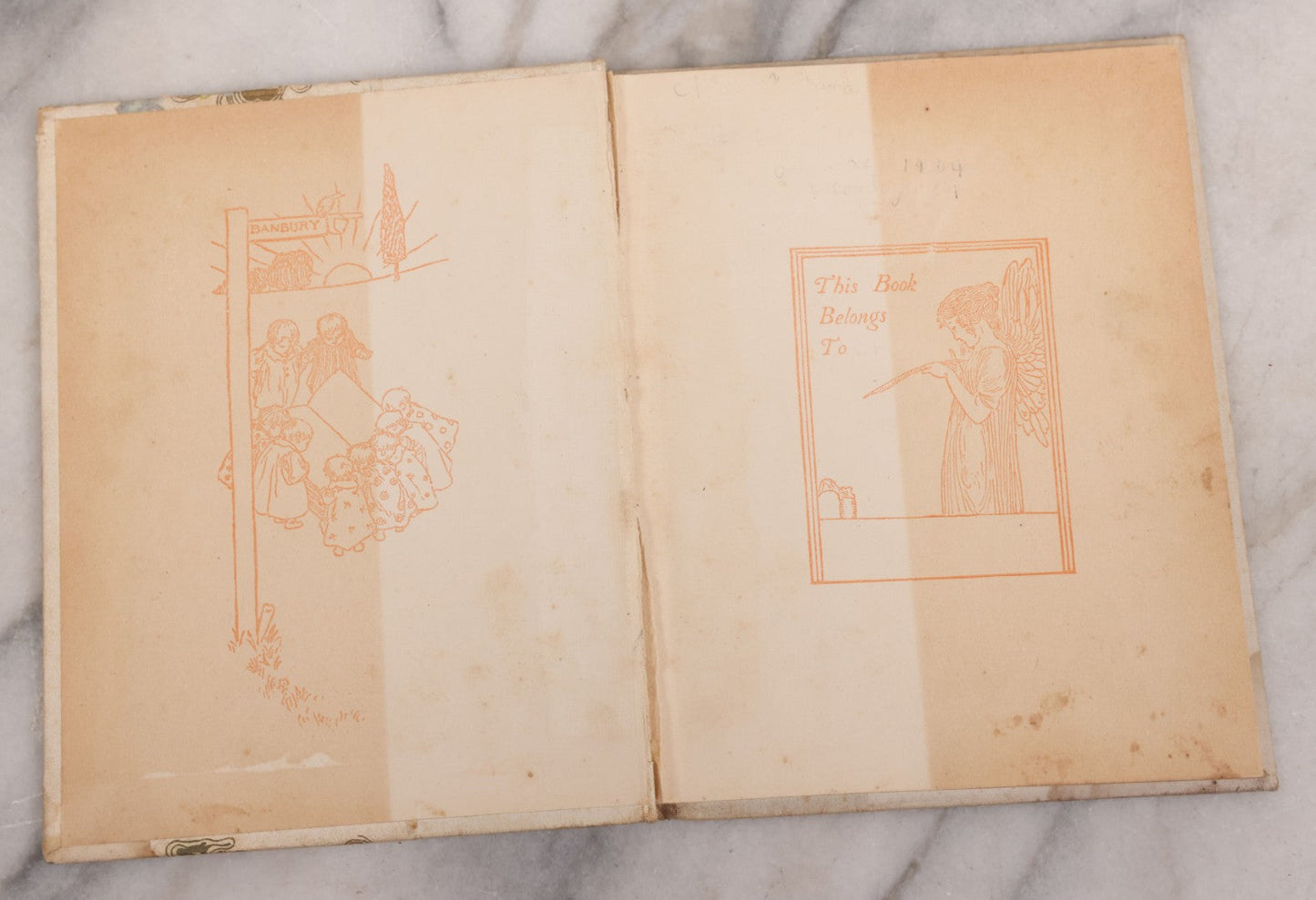 Lot 112 - "Chicken Little" Antique Children's Book From The Altemus' Banbury Cross Series With 47 Illustrations, With "The Story Of Whittington And His Cat," Gold Embossed And Illustrated Front Cover, Henry Altemus Company, Publishers, Philadelphia, 1904