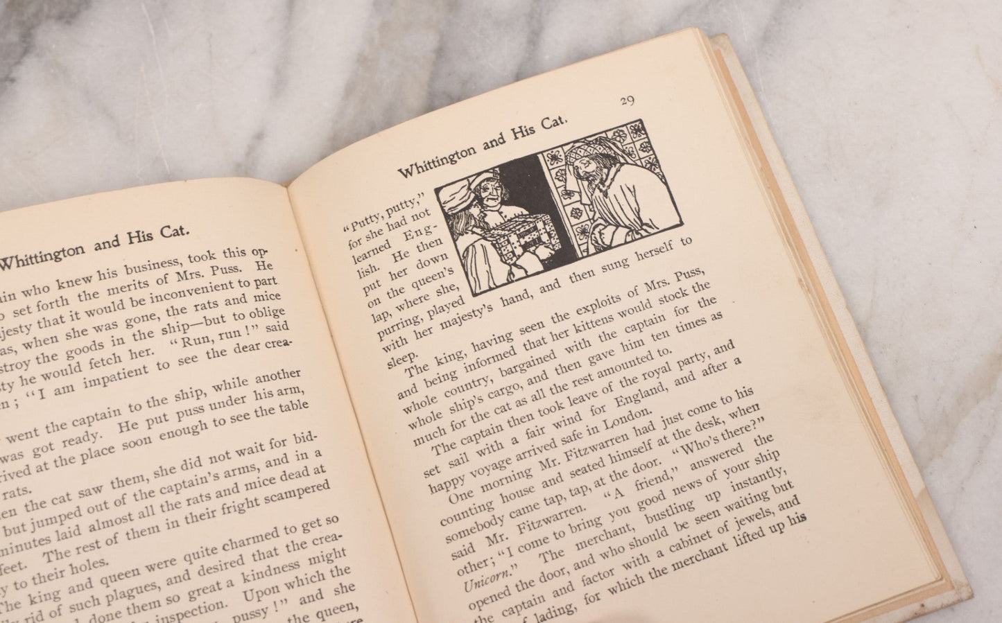 Lot 112 - "Chicken Little" Antique Children's Book From The Altemus' Banbury Cross Series With 47 Illustrations, With "The Story Of Whittington And His Cat," Gold Embossed And Illustrated Front Cover, Henry Altemus Company, Publishers, Philadelphia, 1904