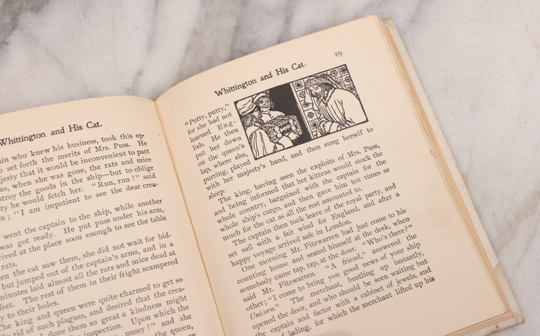 Lot 112 - "Chicken Little" Antique Children's Book From The Altemus' Banbury Cross Series With 47 Illustrations, With "The Story Of Whittington And His Cat," Gold Embossed And Illustrated Front Cover, Henry Altemus Company, Publishers, Philadelphia, 1904