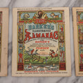 Lot 122 - Grouping Of Three "Barker's Illustrated Almanac" Advertising Numerous Patent Medicines Including Nerve And Bone Liniment, Others, For 1911, 1916, And 1918, With Comic Illustrations