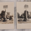 Lot 124 - Pair Of Antique Occupational Real Photo Postcards R.P.P.C. Of Linemen Posing With Early Power Lines, Including Posing At Top Of Pole, With Horse Drawn Cart, No Postmark, Circa 1905-1910