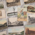 Lot 125 - Grouping Of Thirteen Mixed Miscellaneous Postcards Including R.P.P.C. Of Logging Train, Scenes From Wisconsin, White Star Liner "Canopic," Francis Willey & Co. Mill, Massachusetts, And More