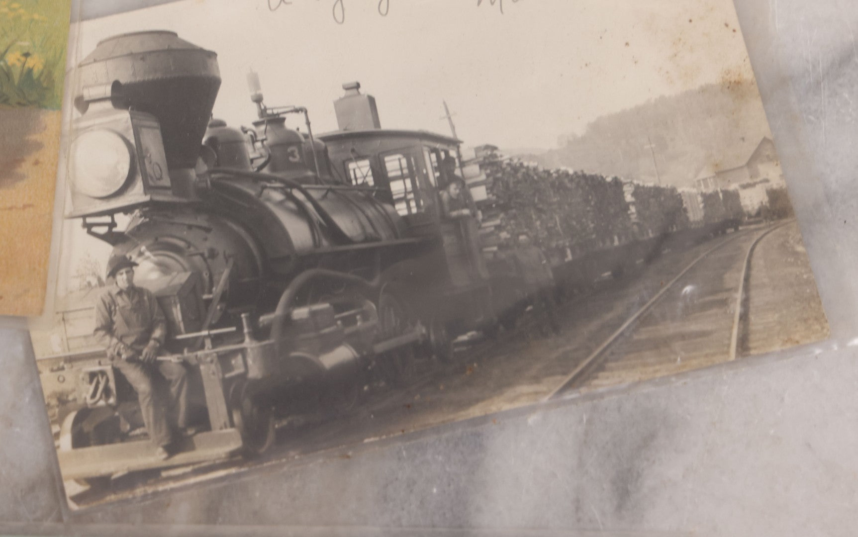 Lot 125 - Grouping Of Thirteen Mixed Miscellaneous Postcards Including R.P.P.C. Of Logging Train, Scenes From Wisconsin, White Star Liner "Canopic," Francis Willey & Co. Mill, Massachusetts, And More