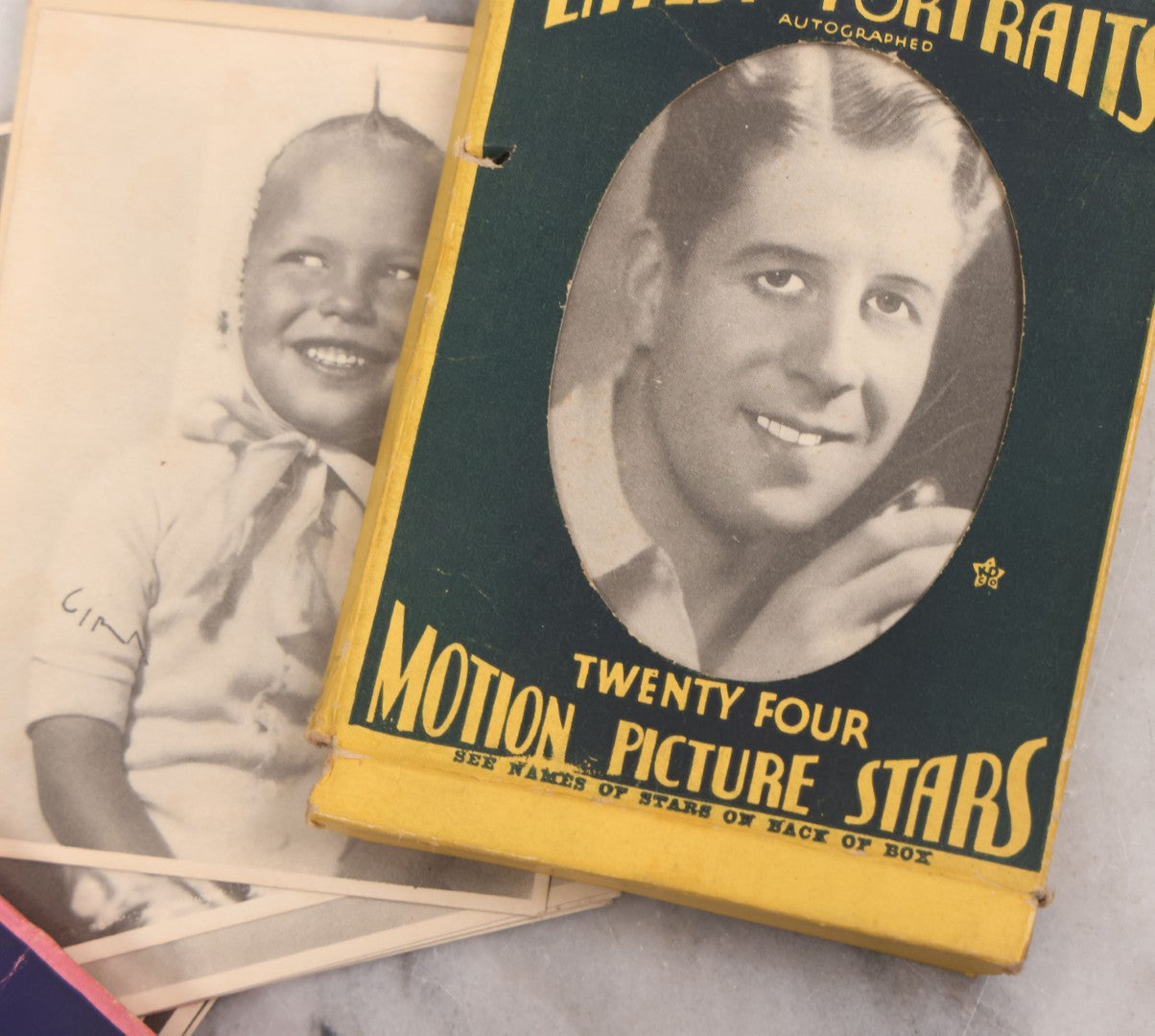 Lot 127 - Pair Of "Latest Portraits Motion Picture Stars" Photo Packs With Extras, Faux Autographs, By Kashin Publications, New York, Made In U.S.A.