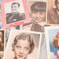 Lot 128 - Grouping Of Eight Large Format Photo Prints, Movie Stars And Metro-Goldwyn-Mayer Pictures Film Stars Series, Including Katharine Hepburn (1907-2003) Rko Radio Star, Shirley Temple (1928-2014), And James Stewart (1908-1997)