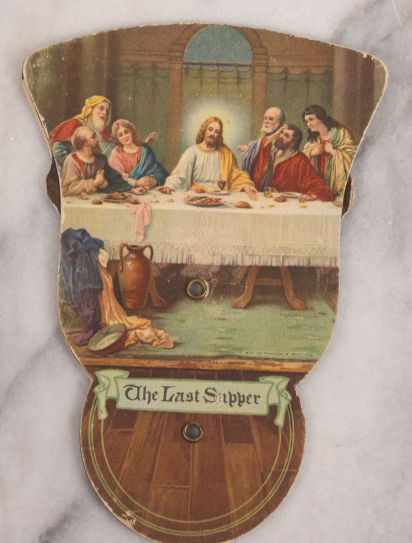 Lot 132 - Vintage Advertising Fan "Compliments Of Resthaven Memorial Park, The Cemetery Beautiful" Lock Haven, Pennsylvania, Manufactured By U.O. Colson Co., Paris, Illinois