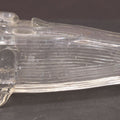 Lot 159 - Vintage Clear Glass Submarine Candy Container, 4-3/4" Length