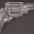 Lot 166 - Vintage Clear Glass Pistol Candy Container With Cork Stopper, 8" Length