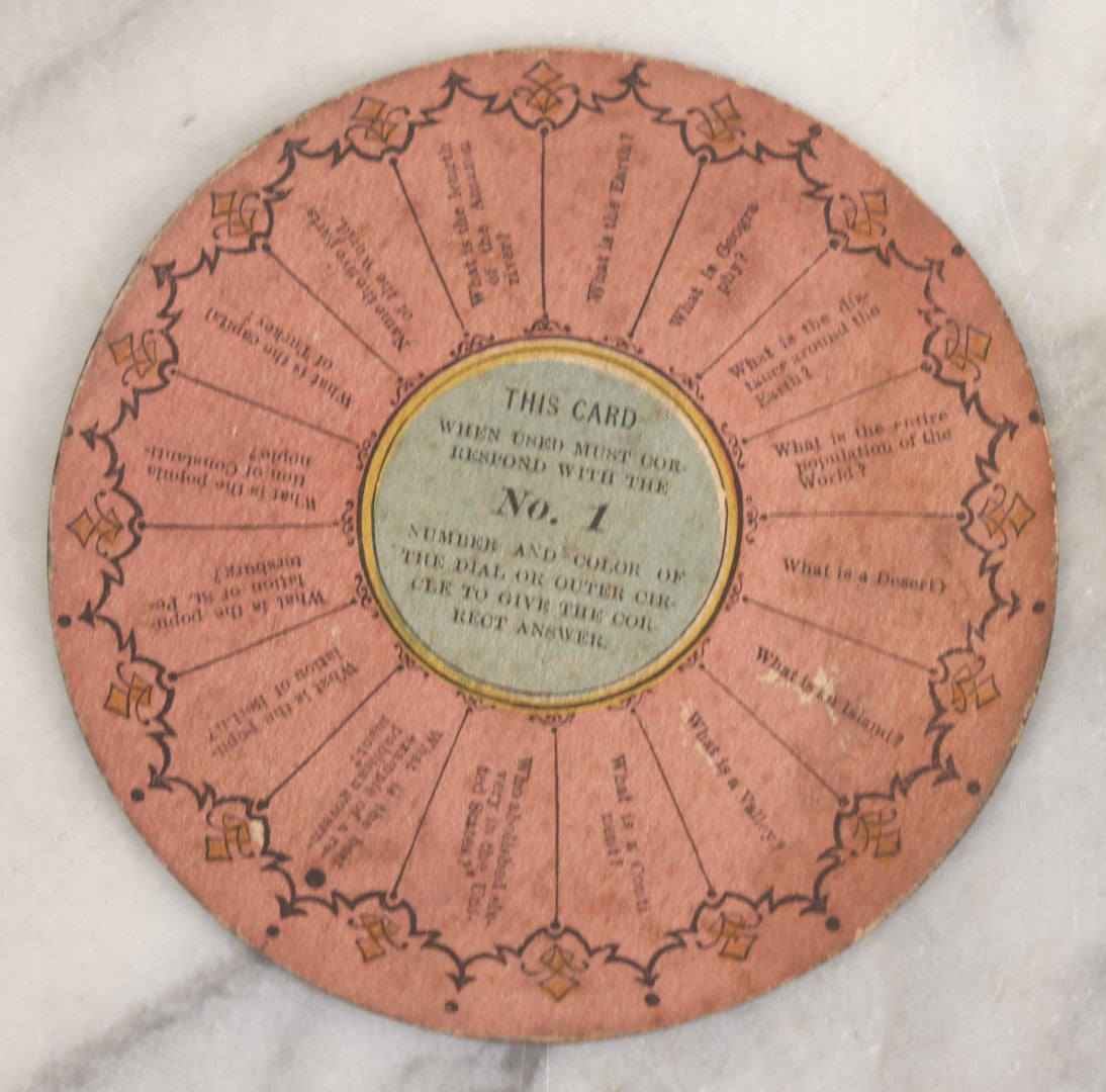 Lot 001 - Antique Lithopgraphed "Chiromagica" Fortune Telling Magnetic Board Game By Mcloughlin Bros., New York, Circa 1870