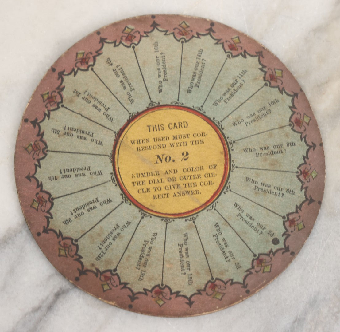 Lot 001 - Antique Lithopgraphed "Chiromagica" Fortune Telling Magnetic Board Game By Mcloughlin Bros., New York, Circa 1870