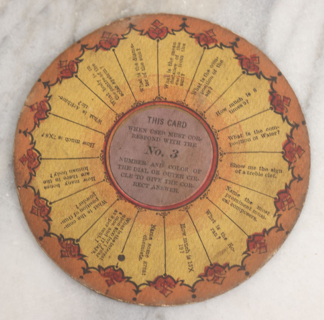 Lot 001 - Antique Lithopgraphed "Chiromagica" Fortune Telling Magnetic Board Game By Mcloughlin Bros., New York, Circa 1870