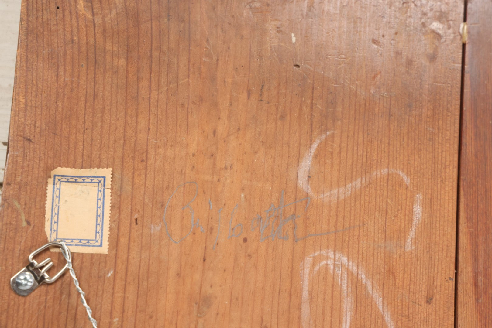 Lot 002 - Antique 19th Century Religious Devotional Painting On Wood Panel Depicting The Crucifixion Of Jesus With Mourners, Skull Of Adam 