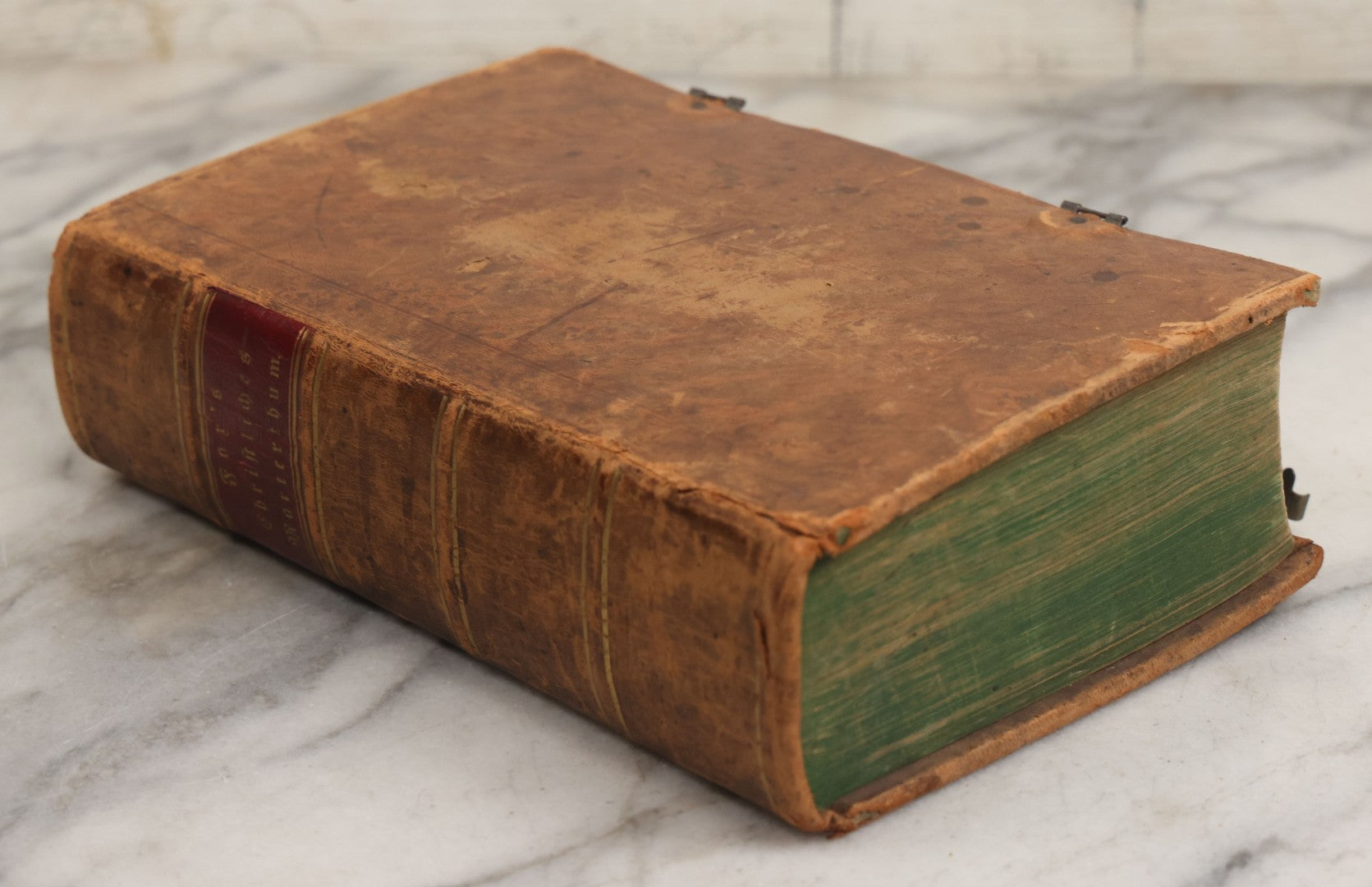 Lot 003 - Foxe's Book Of Martyrs, "History Of Christian Martyrdom, [...] The Lives, Sufferings, And Glorious Deaths Of Martyrs" By John Foxe, Illustrated With Gruesome Engravings, German Language, George W. Ment And Son, Publishers, Philadelphia, 1840