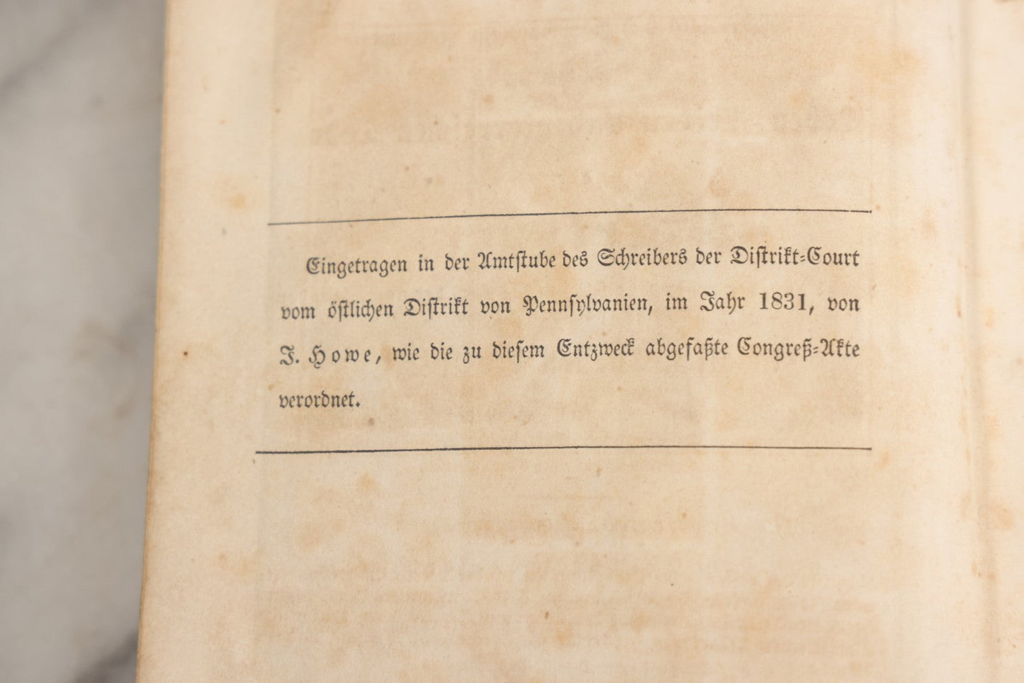 Lot 003 - Foxe's Book Of Martyrs, "History Of Christian Martyrdom, [...] The Lives, Sufferings, And Glorious Deaths Of Martyrs" By John Foxe, Illustrated With Gruesome Engravings, German Language, George W. Ment And Son, Publishers, Philadelphia, 1840