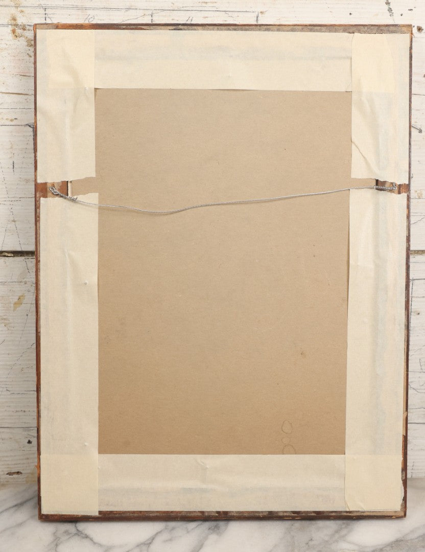 Lot 005 - Antique Hand Colored Mourning Lithograph, Titled "The Mother's Grave," Published By J. Nuillie, New York, 1848, In Frame