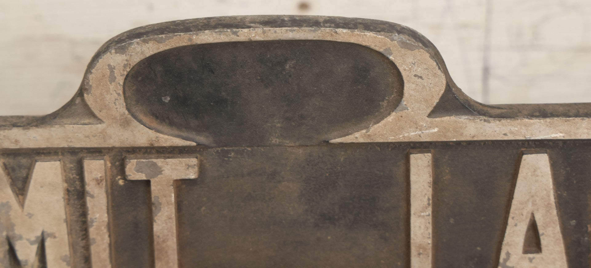 Lot 008 - Vintage Double Sided Cast Aluminum Street Sign Pole Topper For "Hermit Lane," Circa 1960s