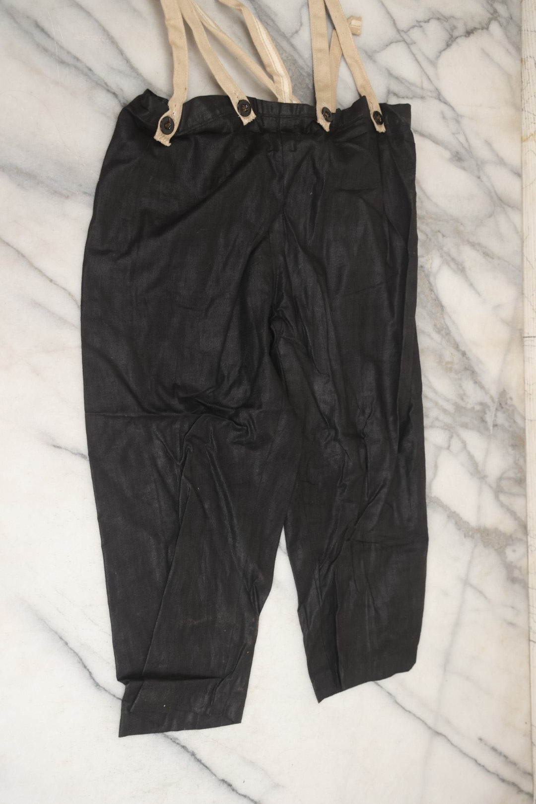 Lot 009 - Antique Hand Made Child's Tuxedo Made For Earle Everett Pinkham, Senior, By His Mother, Along With Two Photographs Showing The Front And Back Of Earle In Tux, With Provenance On Verso, Circa 1895