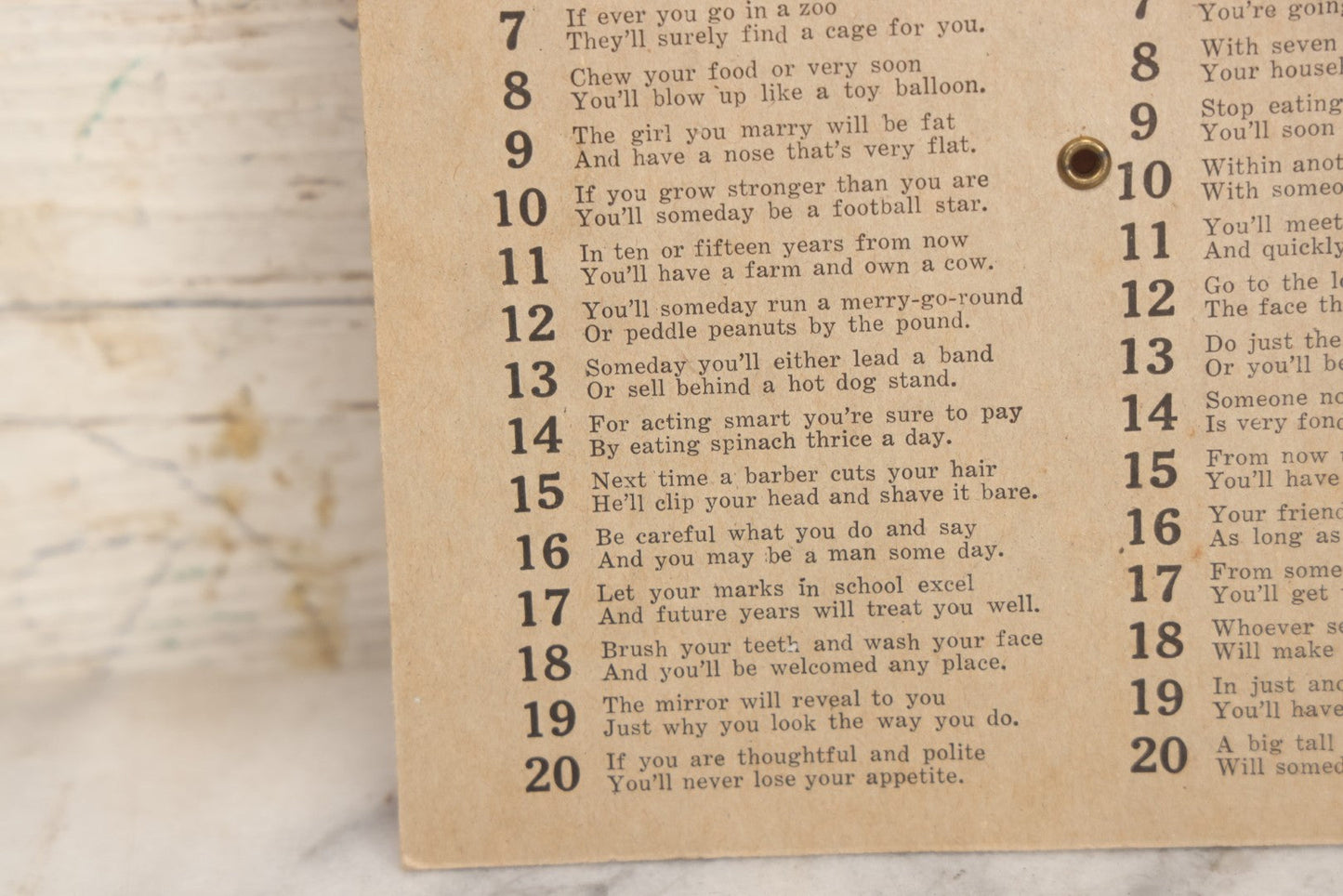 Lot 021 - Vintage Whirl-O Halloween Fortune And Stunt Game With Spinner, Laughing Cat And Pumpkin Motifs, "Whirl-O Fortunes" By Sandra Pearl, Manufactured By The Beistle Company, Made In U.S.A., Circa 1940s 