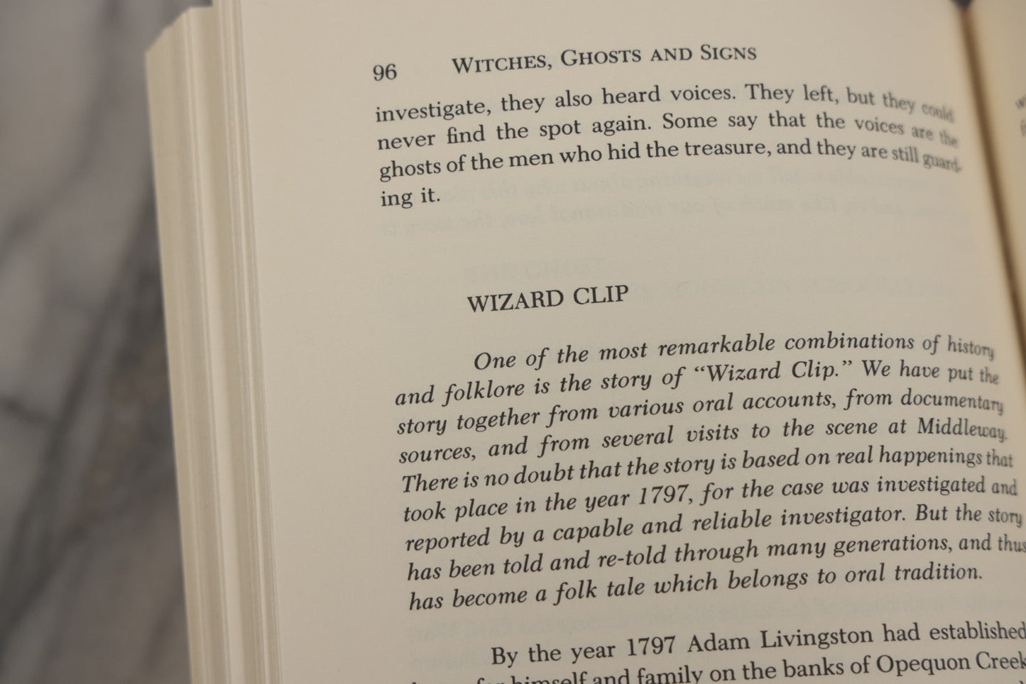 Lot 024 - "Witches, Ghosts, And Signs: Folklore Of The Southern Appalachians" Vintage Book By Patrick W. Gainer, With Original Dust Jacket, First Edition, Seneca Books, Publisher, Grantsville, West Virginia, 1975