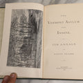 Lot 026 - "The Vermont Asylum For The Insane, Its Annals For Fifty Years" Antique Book With Illustrations, Covering History Of Asylum From 1836-1886, Printed By Hildreth & Fales, Brattleboro, Vermont, 1887