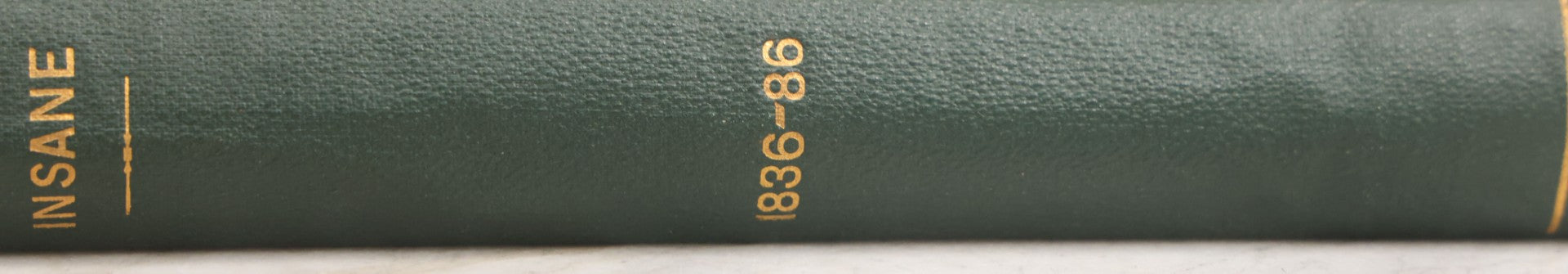 Lot 026 - "The Vermont Asylum For The Insane, Its Annals For Fifty Years" Antique Book With Illustrations, Covering History Of Asylum From 1836-1886, Printed By Hildreth & Fales, Brattleboro, Vermont, 1887