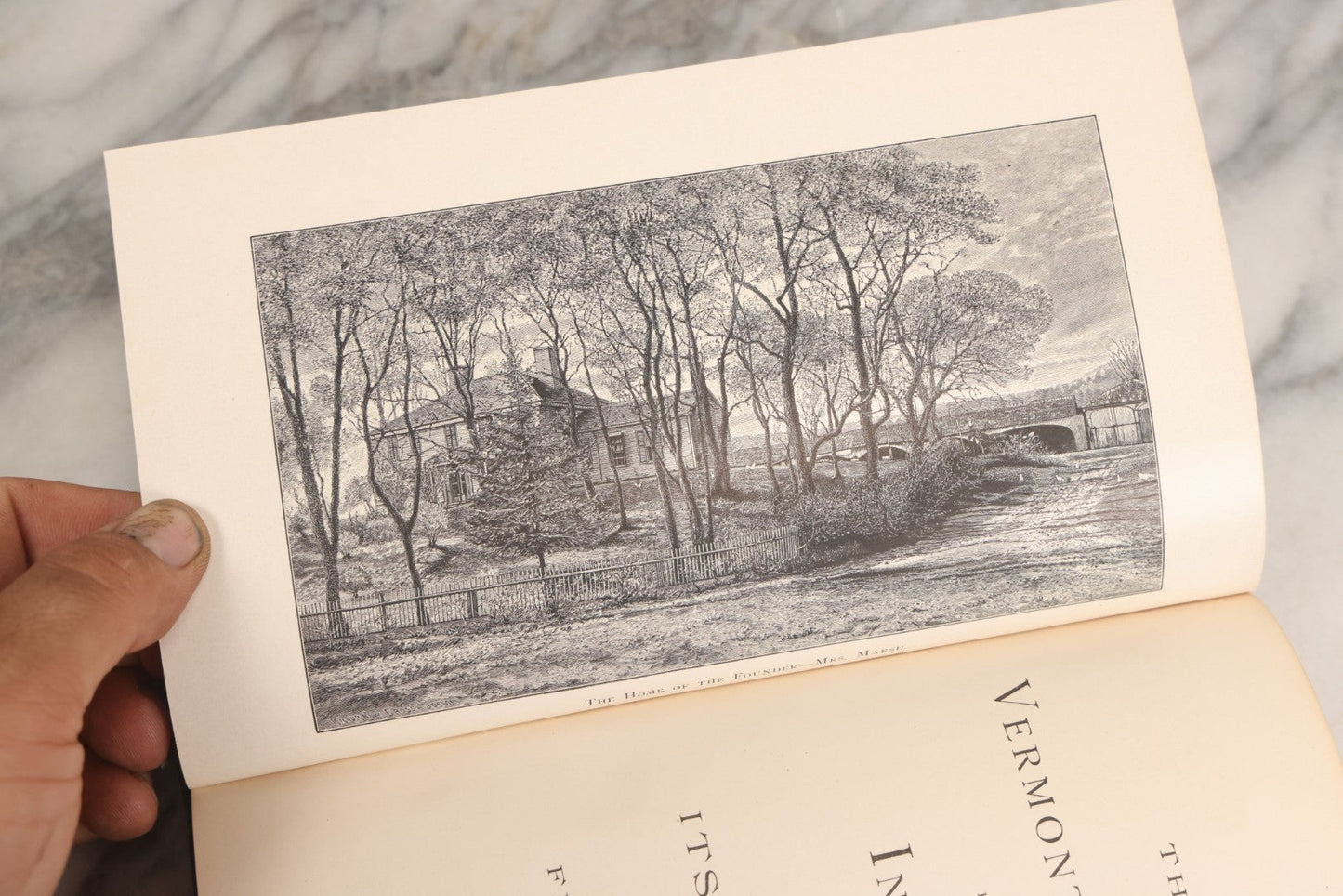 Lot 026 - "The Vermont Asylum For The Insane, Its Annals For Fifty Years" Antique Book With Illustrations, Covering History Of Asylum From 1836-1886, Printed By Hildreth & Fales, Brattleboro, Vermont, 1887
