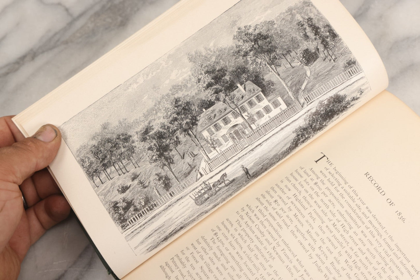 Lot 026 - "The Vermont Asylum For The Insane, Its Annals For Fifty Years" Antique Book With Illustrations, Covering History Of Asylum From 1836-1886, Printed By Hildreth & Fales, Brattleboro, Vermont, 1887