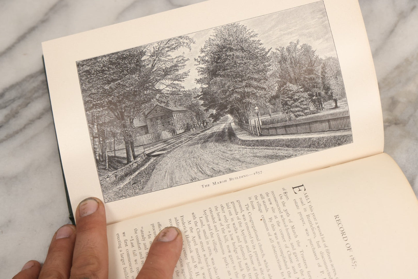 Lot 026 - "The Vermont Asylum For The Insane, Its Annals For Fifty Years" Antique Book With Illustrations, Covering History Of Asylum From 1836-1886, Printed By Hildreth & Fales, Brattleboro, Vermont, 1887