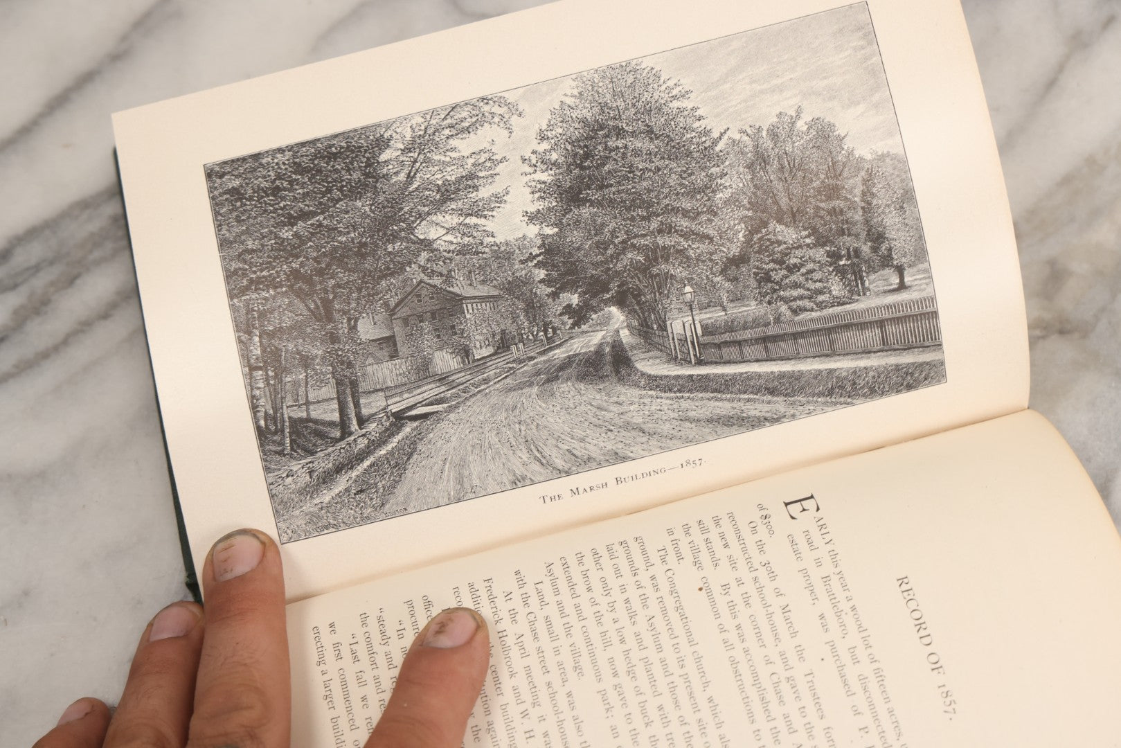 Lot 026 - "The Vermont Asylum For The Insane, Its Annals For Fifty Years" Antique Book With Illustrations, Covering History Of Asylum From 1836-1886, Printed By Hildreth & Fales, Brattleboro, Vermont, 1887