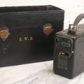 Lot 028 - Antique 16Mm Motion Picture Film Camera, Cine Kodak Model B, Manufactured By Eastman Kodak Co., Rochester, New York, With Original Custom Monogrammed Combination Case