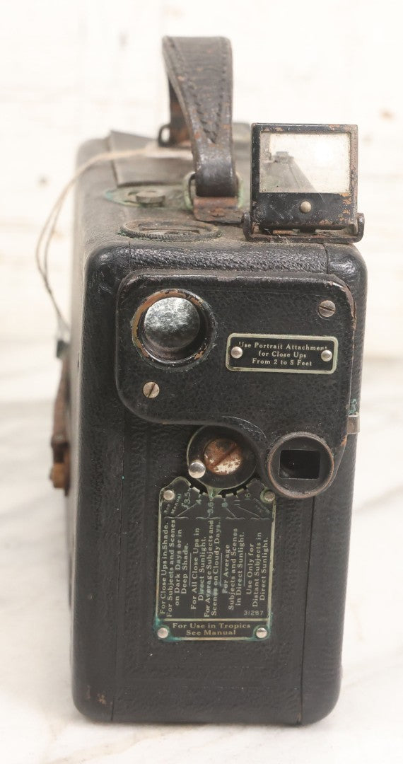 Lot 028 - Antique 16Mm Motion Picture Film Camera, Cine Kodak Model B, Manufactured By Eastman Kodak Co., Rochester, New York, With Original Custom Monogrammed Combination Case