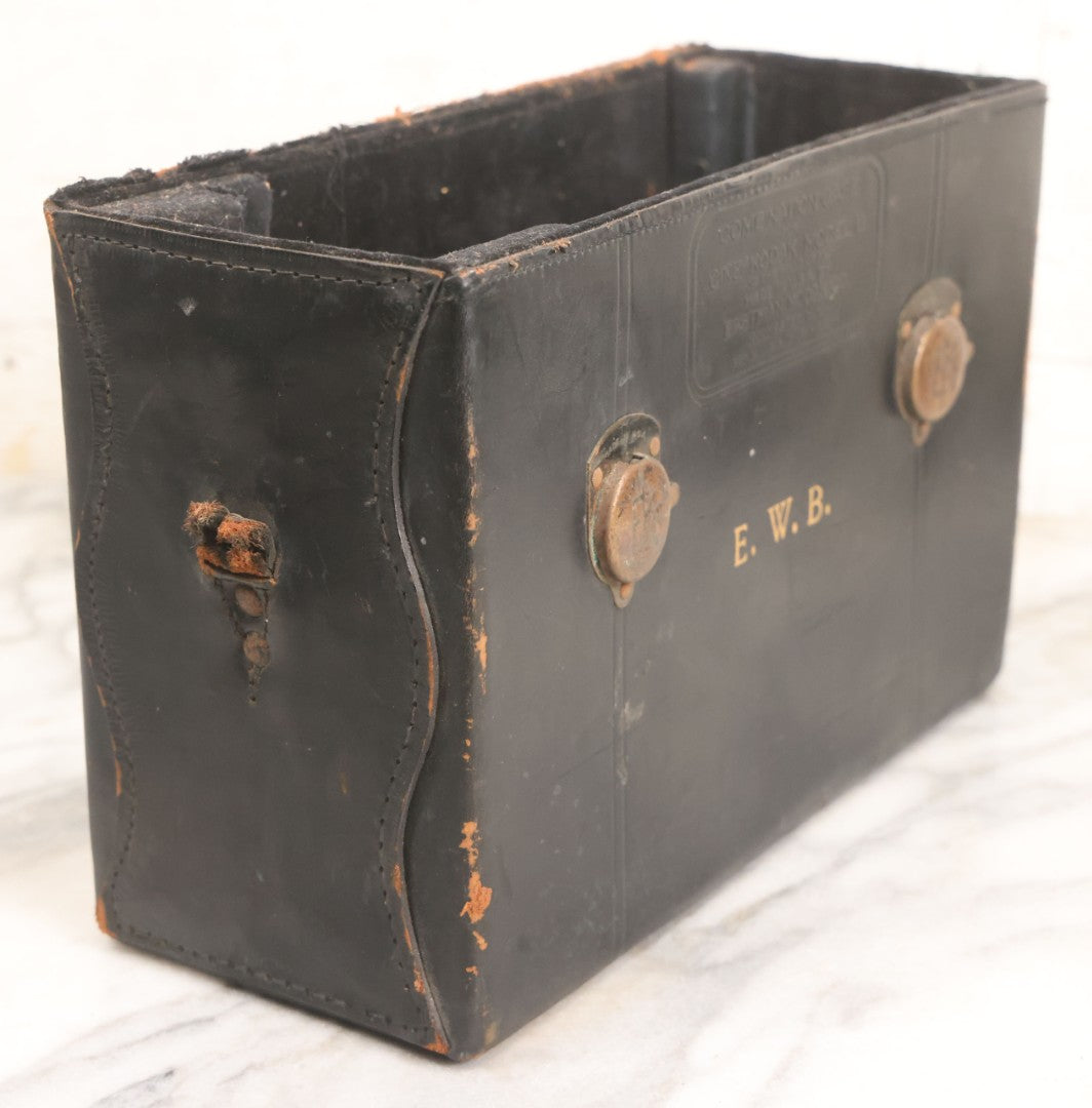 Lot 028 - Antique 16Mm Motion Picture Film Camera, Cine Kodak Model B, Manufactured By Eastman Kodak Co., Rochester, New York, With Original Custom Monogrammed Combination Case