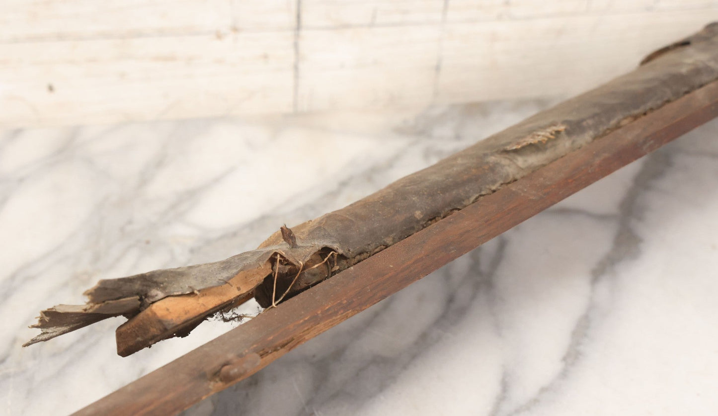 Lot 036 - Antique Fish Trout Full Taxidermy Mount On Wood Panel, Caught In Bowles Pond, Bellevue, New Hampshire, 1901, Note Poor Condition