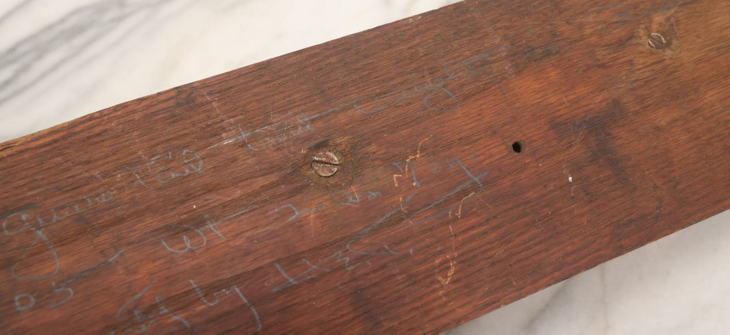 Lot 036 - Antique Fish Trout Full Taxidermy Mount On Wood Panel, Caught In Bowles Pond, Bellevue, New Hampshire, 1901, Note Poor Condition